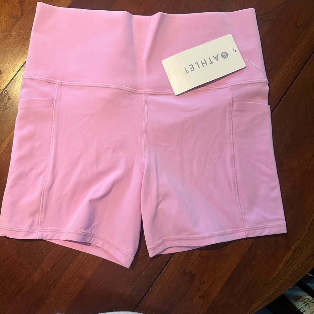Athleta Women's Soft Pink Athletic Shorts